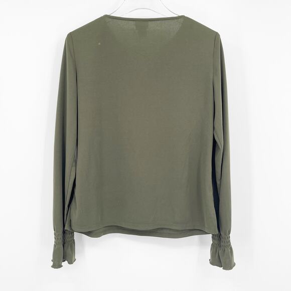 STUDIO C Y2K Vintage Long Sleeve Cinched Wrist Blouse - Picture 4 of 6